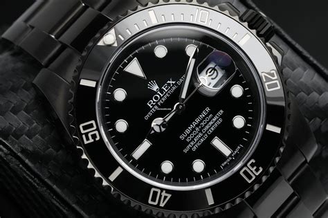 Rolex Black Submariner Watch .